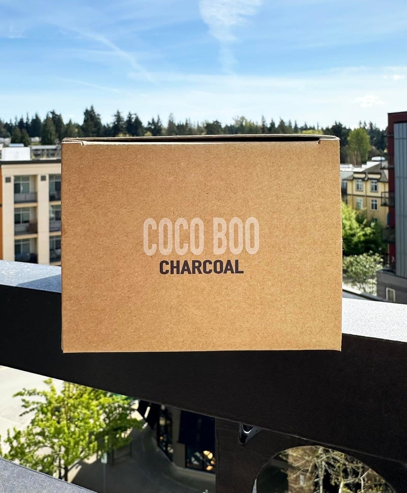 Cocoboo 100% Natural Coconut Charcoal, 72 Large Cubes, Premium Quality, Extended Burning, 25 mm - Image 4
